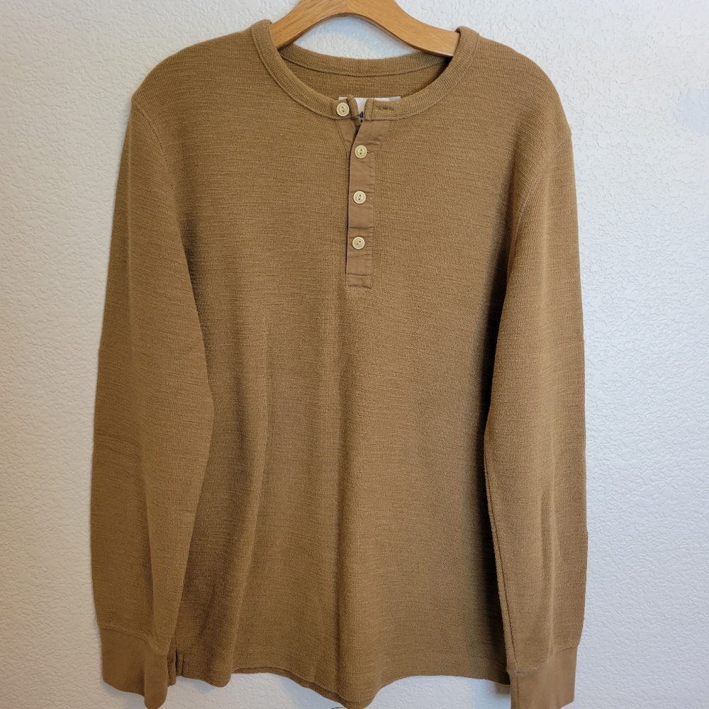 Goodfellow Henley Long Sleeve Shirt